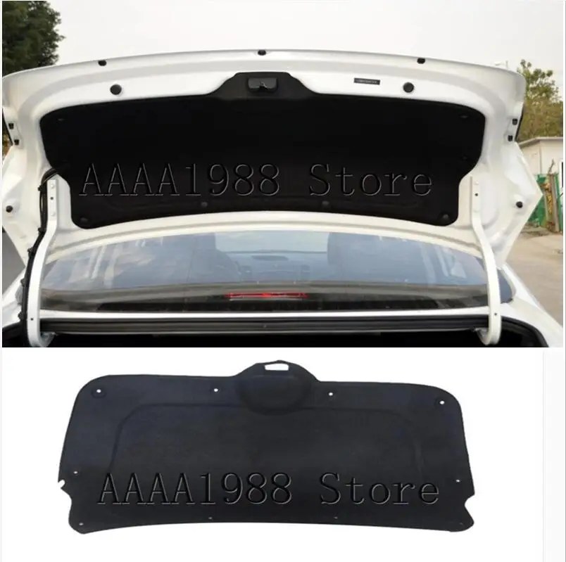 

2016 2017 2018 for Kia Forte Cerato k3 Car Styling Car Trunk Soundproof Cotton Mat Sticker Protection 1Pcs/Set