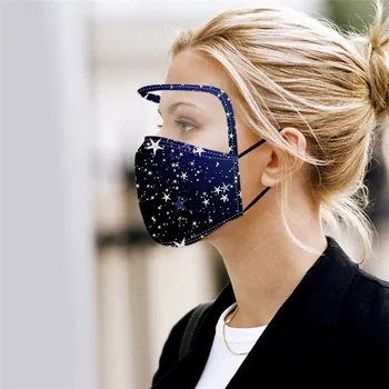 

Face Protective Protective Cotton ma$k Integrated With Goggles ma$k With Breathing Valve For Head Eye Faces Protection