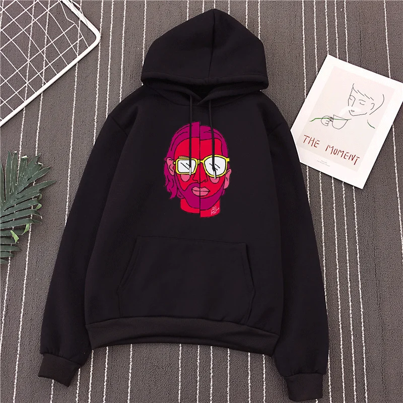 Le Monde Chico Tees Album PNL Hoodie Female French Rap Band Cotton Hooded Sweatshirt Long Sleeve Tops Fashion Hoodies Coat women dix jours qui ebranlerent le monde