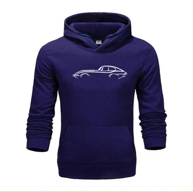 

High quality XS-4XL Fashion JAGUAR E-TYPE INSPIRED Hoodies Brand Clothing Hip Hop Letter Print Men hoodies