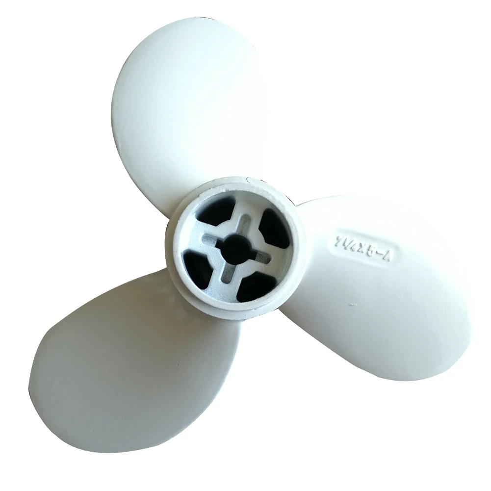 

2HP 7 1/4 X 5 A Repair Easy Install Motor Parts Practical Ship Outboard Aluminium Alloy Replacement Boat Propeller For Yamaha