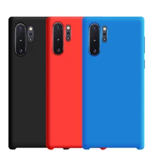 Для samsung Note 10 Plus чехол для samsung Galaxy S8 S9 S10 S10e Note 8 9 10 Plus 5G Pro мягкий жидкий силиконовый чехол-накладка