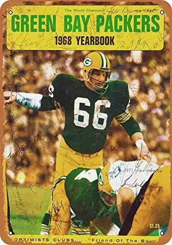 Оловянная вывеска Алюминий 1950 Chicago Bears vs. Green Bay Packers винтажная металлическая вывеска 11,8x7,8 дюймов Бар Паб домашняя стена - Цвет: As Picture652