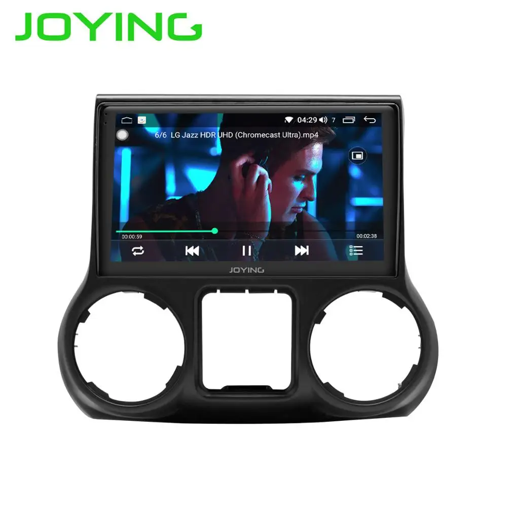 Радуясь стерео для Jeep Wrangler JK 2010 2012 автомобильный Радио Мультимедиа Видео плеер gps 10 ''Android 8,1 головное устройство