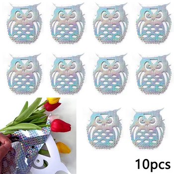 

10PCS Bird Repellent Paster Pasteable Orchard Balcony Reflective Device