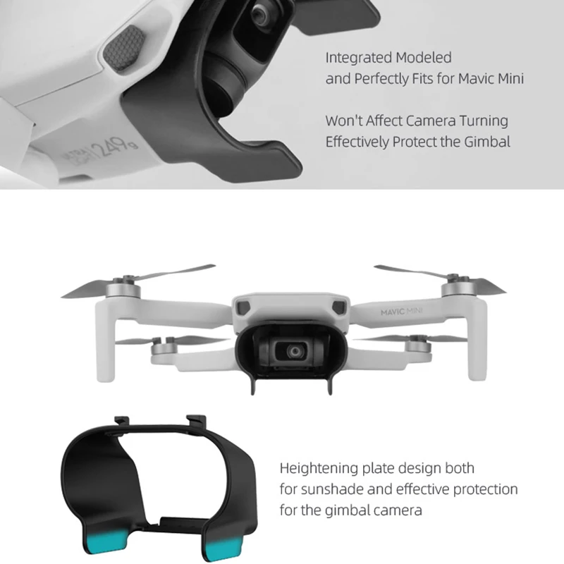 Мини-бленда для объектива Mavic Mini Антибликовая Крышка с шарнирным замком