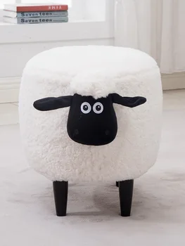 

Creative Shoe-changing stool By Shaun The Lamb Makeup stool Household shoe stool dressing stool is used to take out and wash the