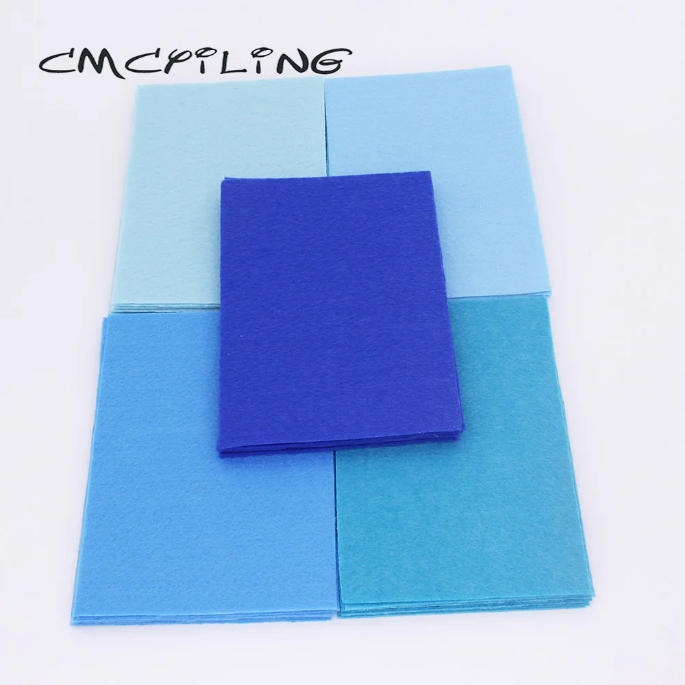 CMCYILING Green Felt Sheets 1 MM Thicknes, Non-Woven Fabric, Polyester  Cloth For DIY Sewing Crafts Scrapbook 40 Pcs/Lot 10*15cm