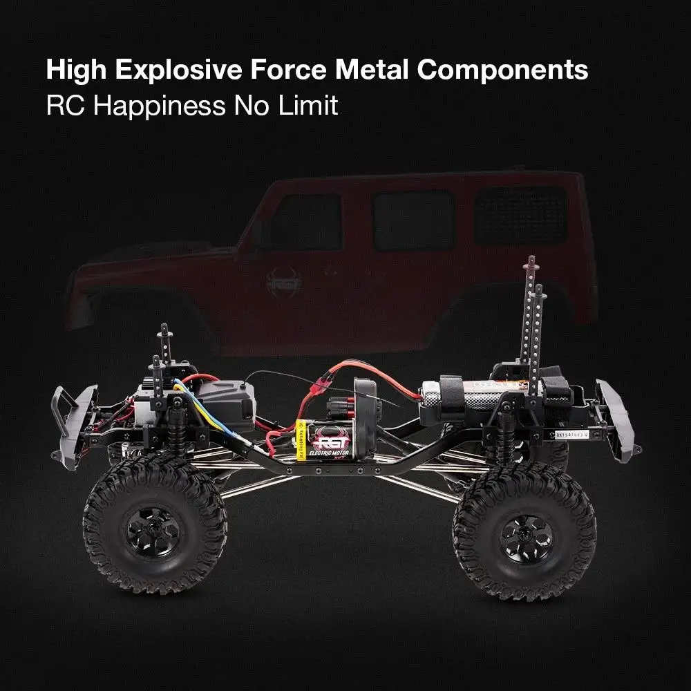 RCtown DIY Kit RGT 86100 1/10 2,4G 4WD RC Рок Гусеничный RC автомобиль внедорожник Грузовик новое поступление