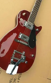 

Custom Shop Brown Electric Guitar Tremolo Bigbys Chrome Hardware HOT