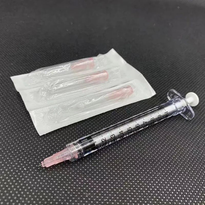34G 1.5/2.5mm Sterile Meso Needle Lip Needles for HA Acid Hyaluron Pen Syringe Remove Wrinkle Tool