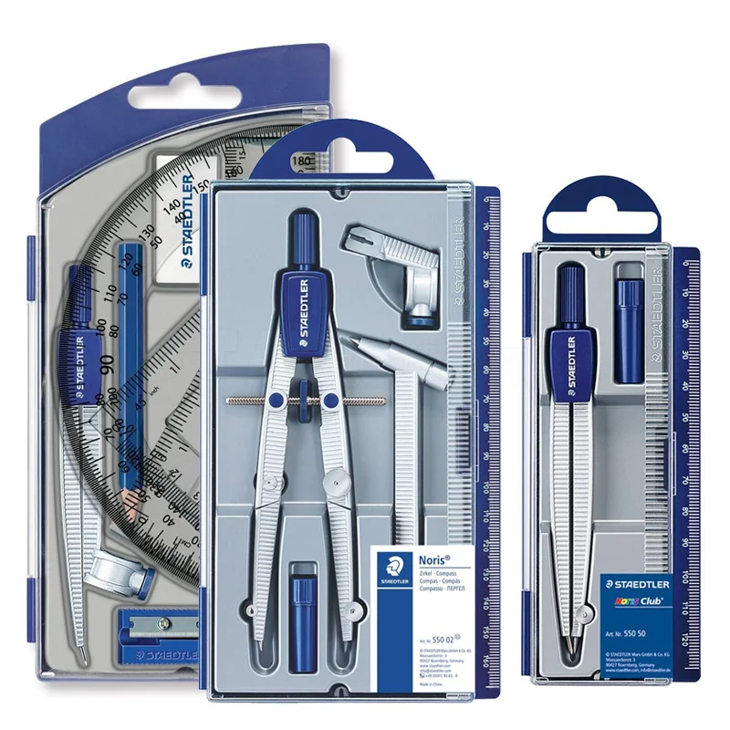 

Germany Staedtler 550 01/02/50/55/60/60S8 Adjustable Compasses Drawing Tools Drafting Supplies School & Office Stationery