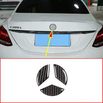 

Soft Carbon Fiber Rear Tail Door Logo Stickers for Mercedes Benz GLC X253 C-Class W205 2016-2019