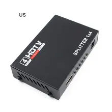 1X4 HDMI переключатель 1 в 4 переключатель 4 к x 2 к Переходник HDMI разветвитель для HDTV DVD видео проектор разветвитель