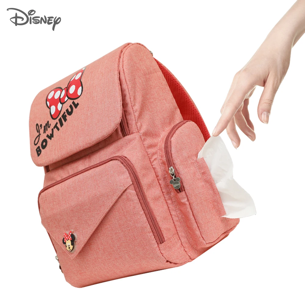Сумка для подгузников disney, usb-разогревающий дорожный рюкзак для беременных, Большая вместительная сумка для кормления, сумка для детских колясок