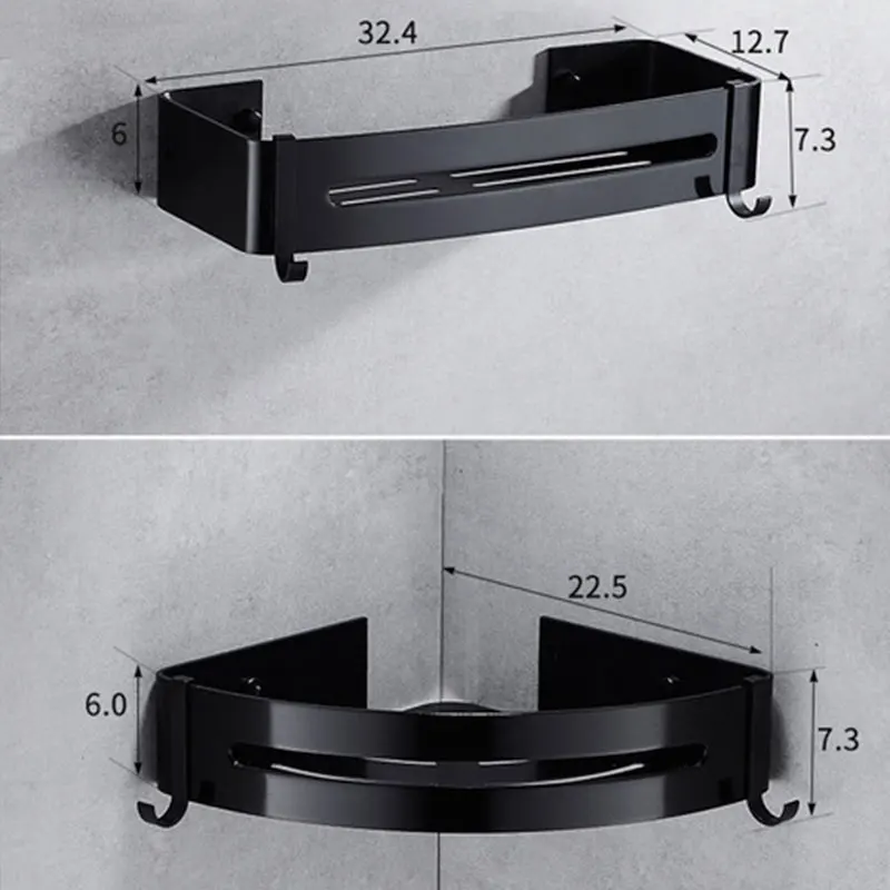 Matte-Black-Space-Aluminum-Bathroom-Shelf-Corner-Rack-With-Single-Lever-Bath-Basket-With-Hooks-Bathroom(2)