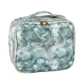 

Cosmetic Bag Marble Print Makeup Toiletries Organizer Toiletry Case Home Trip Hot New