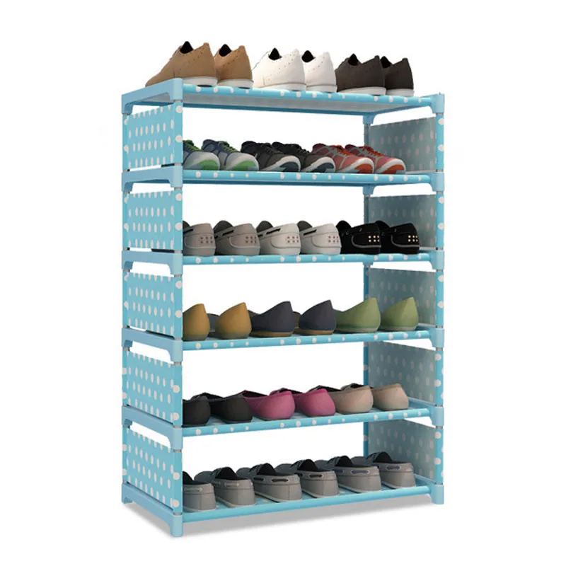 

Simple Shoe Cabinets DIY Multi-layer Assembly of Shoe Rack Modern Simple Entrance Shoe Storage Shelf Shoe Organizer