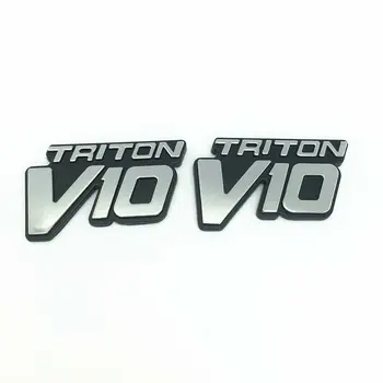 

NEW TRITON V10 EMBLEM PLATINUM EDITION BRAND TRITON V10 LEFT RIGHT SIDE FENDER EMBLEM LOGO BADGE