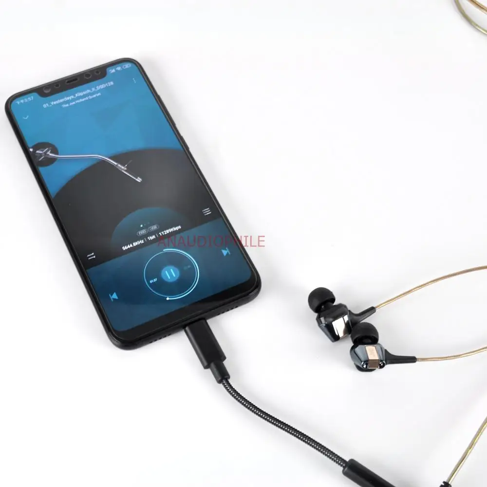 Mini USB DAC USB Type C To 3 5mm Headphone DSD DAC Android Mobile Cell Phone Tablet PC USB Type C DAC Adapter