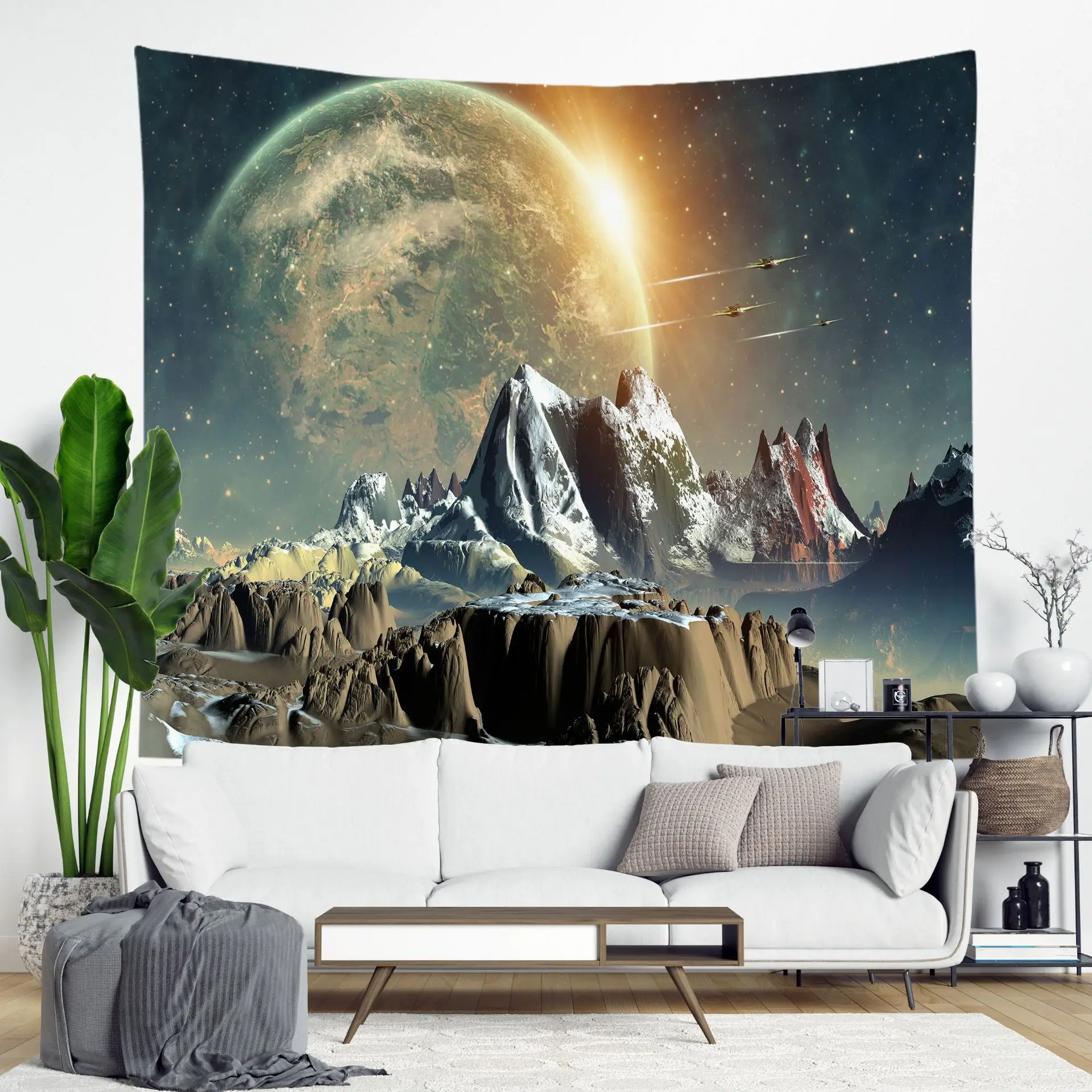 

Nordic Tapestry Home Living Room Decor Macrame Wall Hanging Tapiz Tapisserie Tapastry Psychedelic Tapisserie Mural Wandteppich