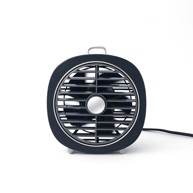 

Portable Rechargeable Mini Usb Fan Led Night Light 3-Speed Desktop Desk Table Home Office Student Dormitory Electric Small Fan