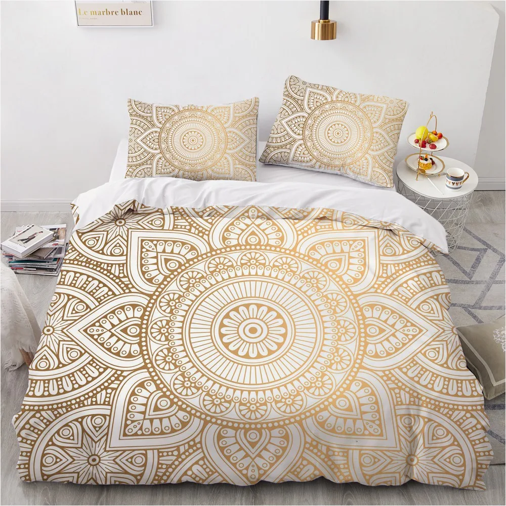 Luxury 3D Design Custom Bed Linen Comforter Quilt Cover Bedding Set