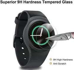 Pack of Tempered Glass Screen Protectors - Anti - Explosion and Anti - Shatter Film Guard for Samsung Gear S2 Classic (5 pcs)