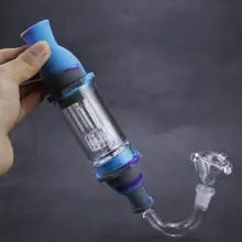 Портативный кальян набор с силиконовая трубка для кальяна алюминиевый сплав путешествия стеклянная колба кальян Narguiles Sheesha Chicha