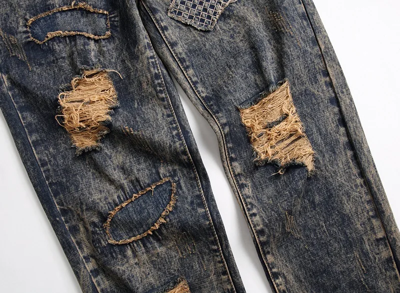Celana Panjang Denim Lurus Klasik 