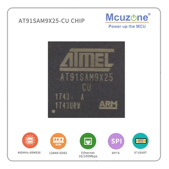 

AT91SAM9X25-CU ( ATMEL ARM9 ) CHIP CAN USB RJ45 UART 16+