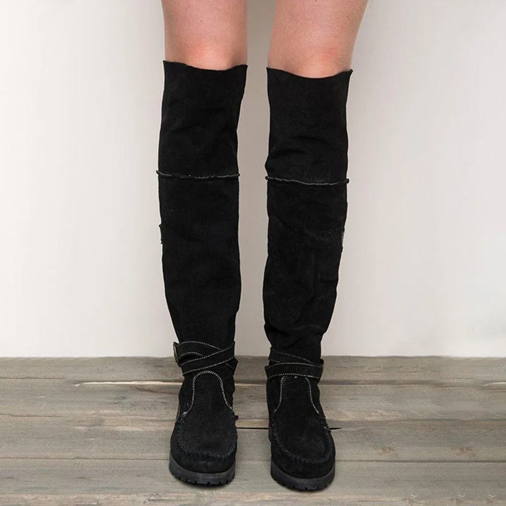 Женские ботинки пикантная женская обувь на высоком каблуке со шнуровкой зимние сапоги до колена на шнуровке теплые модные ботинки, размер 35-43, г.# J30