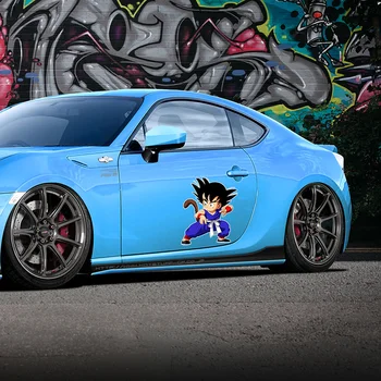 

Three Ratels FTC-937 dragon ball kid goku car Wall Stickers for Kids Rooms Home Wall Decor DIY Fridge stickers Room Decoration
