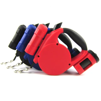

New Arrival 5M Large Dog Leash Retractable Extending Pet Leash Lead for Big and Medium Dog with LED
