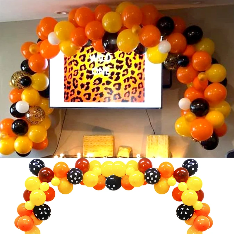 Arche de décoration de mariage d'automne, ballons jaunes et Orange, Kit  pour décoration de fête d'automne, feuilles d'automne, décorations de fête  d'anniversaire pour enfants | AliExpress
