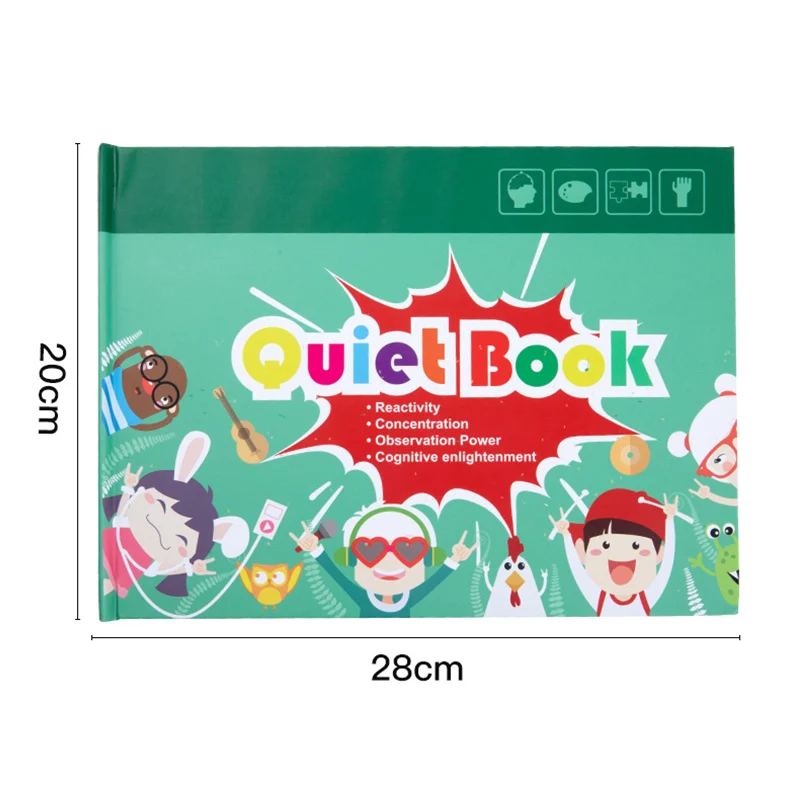 Kinder Montessori Ruhig Buch Spielzeug Meine Erste Beschäftigt Buch Paste Passenden Puzzle Spiel Tier Beruf Erkenntnis Pädagogisches Spielzeug Geschenke