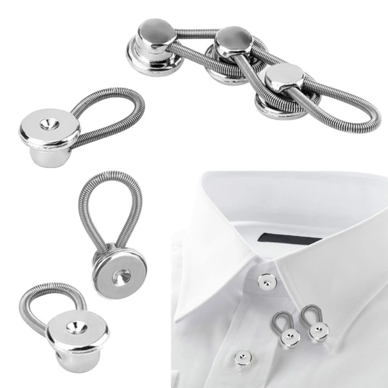 12Pcs Collar Extenders Button Expanding 