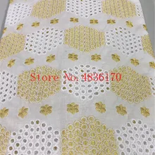 Горячая ткань из Дубая высокое качество швейцарская вуаль кружево в швейцарском нигерийском стиле кружевная ткань dentelle Африканский хлопок кружево 5Y