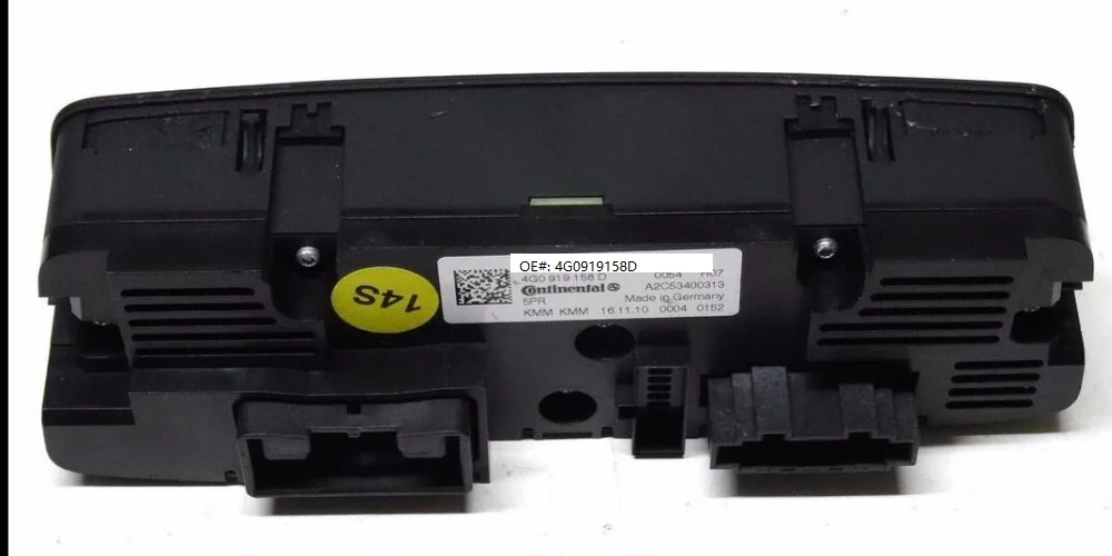 Car Rear Air condition controller 4G0919158D AIR CONDITIONING HEAT TEMPERATURE CONTROL DISPLAY For Audi A6 C6