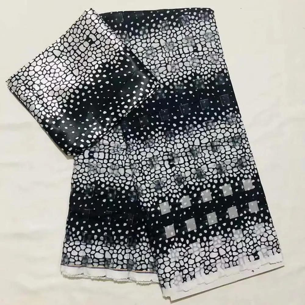 Модальная эластичная атласная шелковая ткань Африканская мягкая восковая ткань с принтом 2 ярда шифон 4 ярда audel modell ИМИТИРОВАННАЯ Анкара ткань 081603