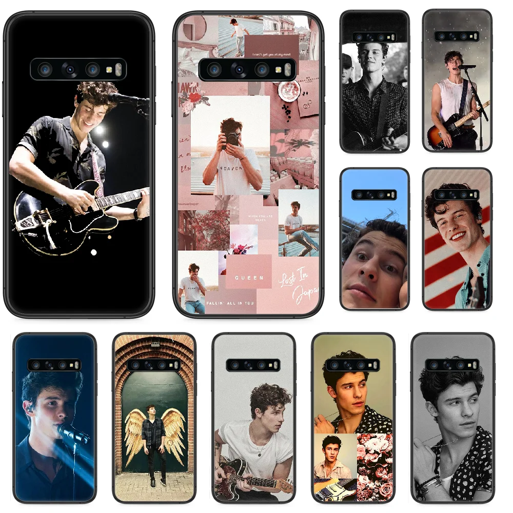 Чехол для телефона Shawn Mendes Samsung Galaxy S 10 20 3 4 5 6 7 8 9 Plus E Lite Uitra black funda trend back luxury prime 3D |