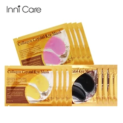 10Pcs Gold Collagen Eye Mask Moisturizing Anti Dark Circles Puffiness Skin Firming Eye Patch Nourishing Anti Wrinkle Skin Care