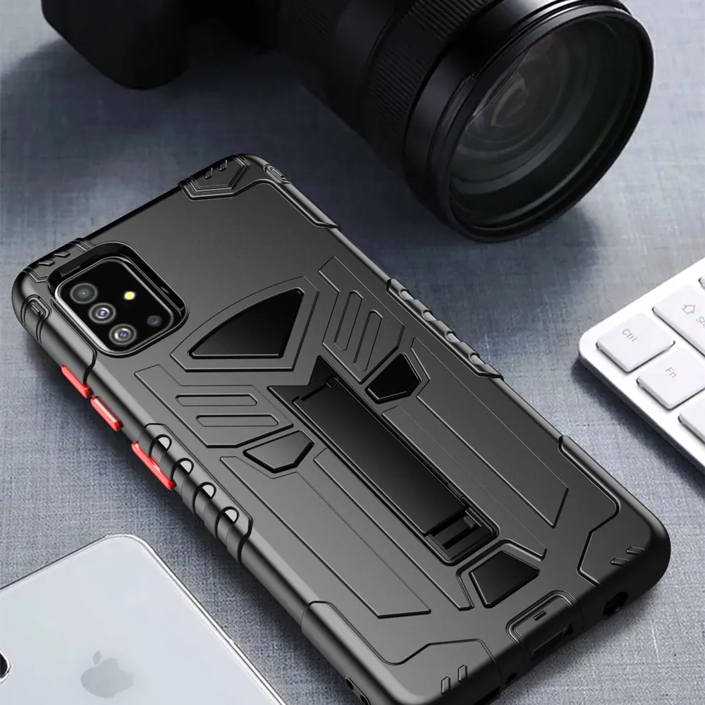 Armor Case For Samsung Galaxy M21 M30S A51 A01 M60S M30 M40 M40S A21 A71 A41 A81 A91 M80S Heavy Duty Protection Antiknock | Мобильные