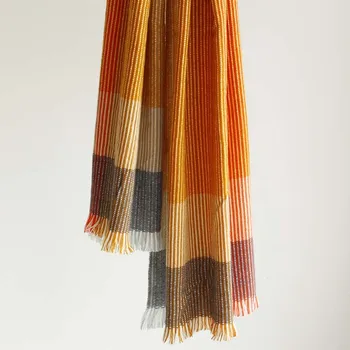 

Pictures Image Five-color Pattern Ulzzang Wind Japanese-style Scarf Women's Autumn And Winter Flash Ultra Large Korean-style Ver