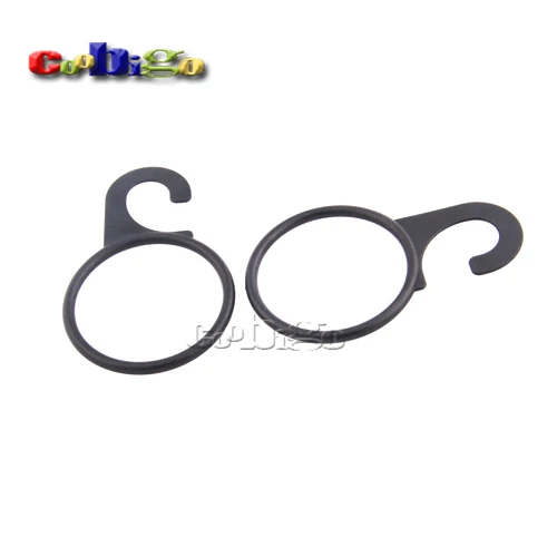 12pcs O Ring Inner Diameter 60mm& 34mm Plastic Black Round Snap Hook Hanger For Backpack Strap Apparel Bags Parts Accessories