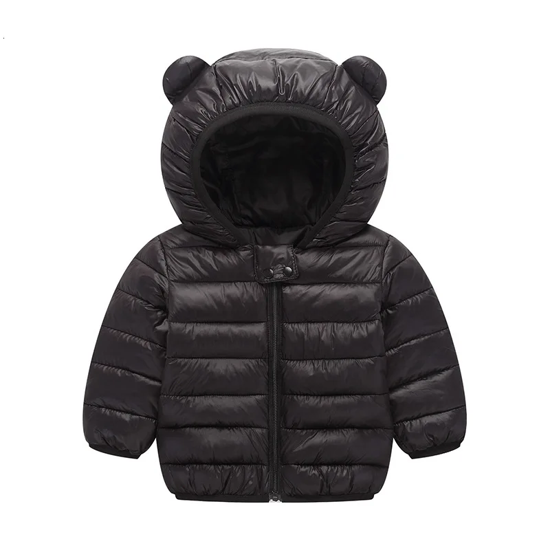 Зимнее Детское пальто куртка для маленьких мальчиков и девочек теплое Детское пальто с капюшоном легкая Одежда для новорожденных зимняя одежда детские пуховики - Color: As picture