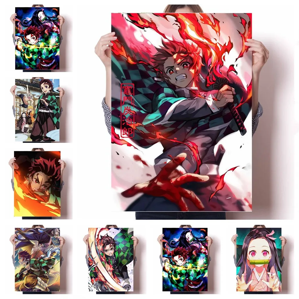 Japanesn Super Popular Anime Kimetsu No Yaiba Jump Manga Demon Slayer Role  Poster By Number Diy on Canvas HandPainted Coloring - AliExpress
