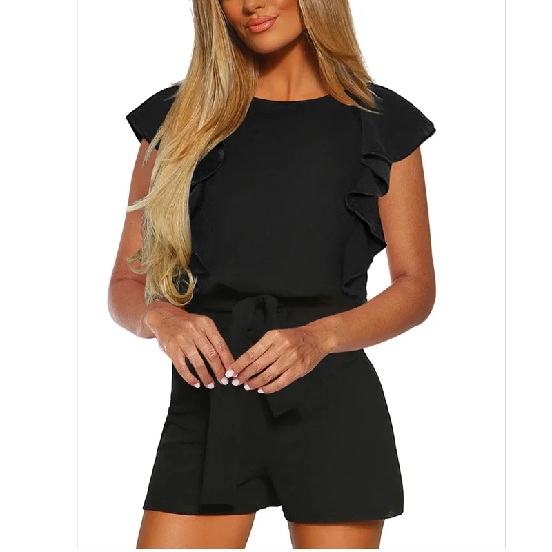 Sexy jumpsuit shorts romper women 