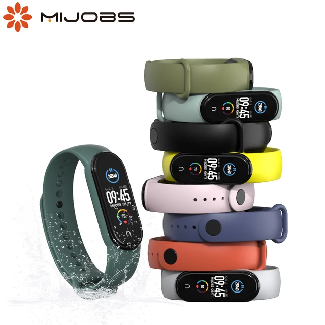 Correa de silicona para Xiaomi Mi Band 4, pulsera inteligente Mi Band 4, Mi  Band 3 - AliExpress