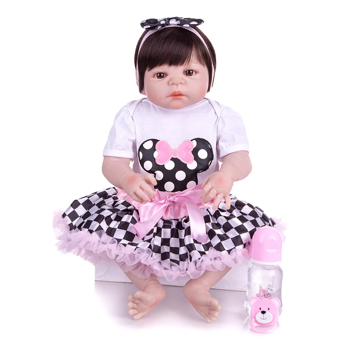 

23-Inch Reborn Baby Doll Reborn Baby All Silica Gel Model Infant